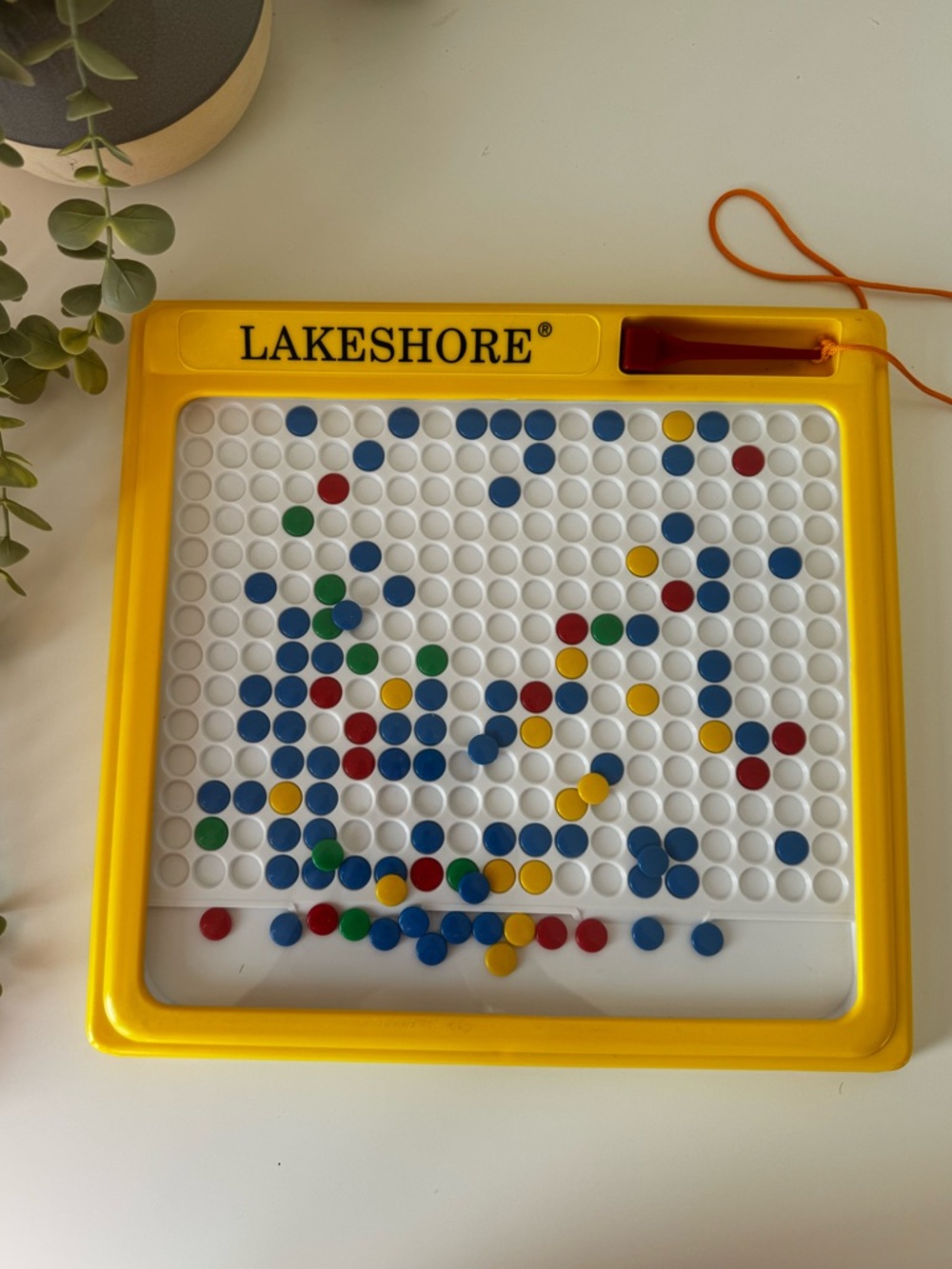 Lakeshore Magnetic Mosaic Board Toy – Educational Fine Motor Activity Kids